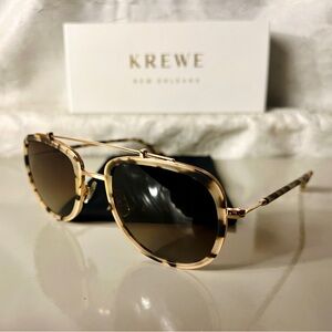 KREWE Sunglasses - BRETON - Matte Oyster POLARIZED